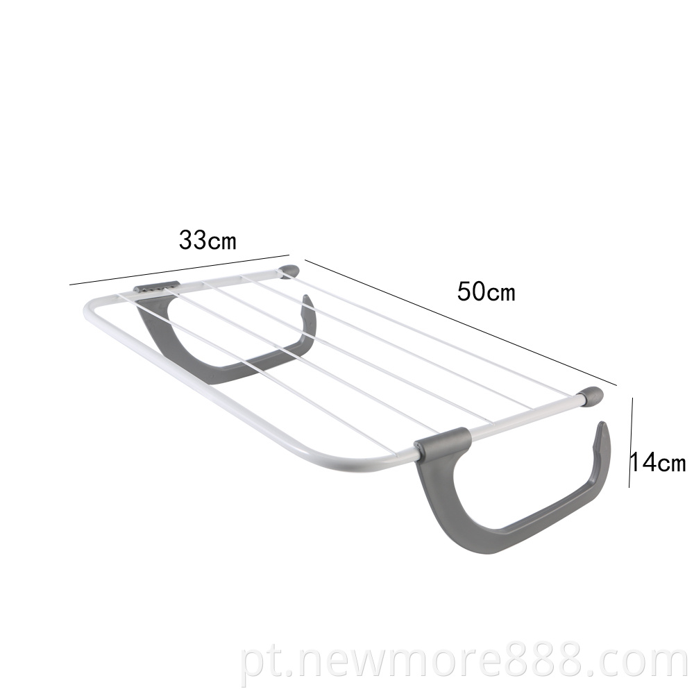 Iron Folding Laundry Drying Rack Towel Holder